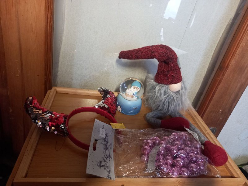 Праздничный набор с елкой и украшениями 7