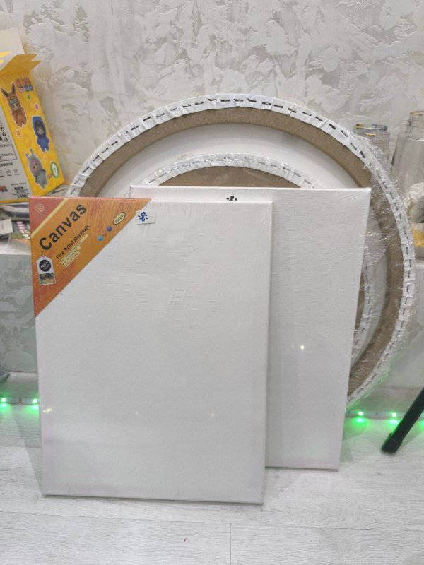 Набор для рисования: кисти, карандаши, маркеры, холсты, мольберт 5