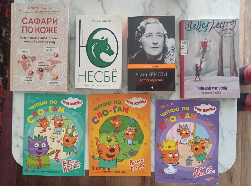 Книги для чтения и сборник 3 кота