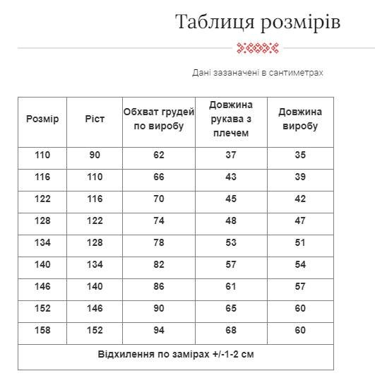 Вышиванка на мальчика размер 140 4