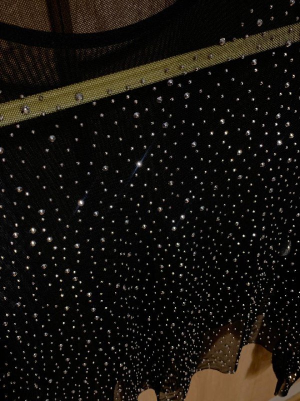 Блестящая прозрачная блузка Teranova, размер М 2