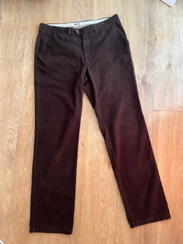 Брюки мужские Gardeur темно-коричневые, хлопок, размер XL