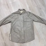 Рубашка Zara из экокожи 1