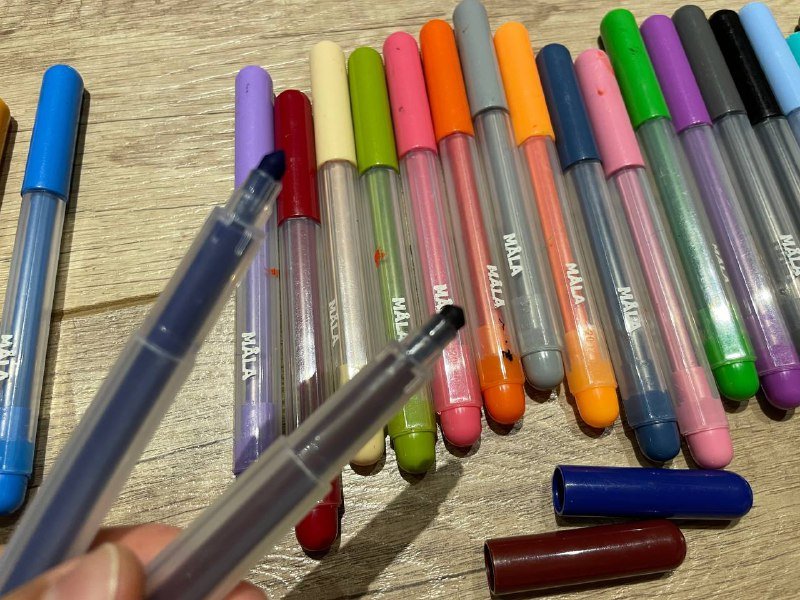 Фломастеры моющие 12 шт 6