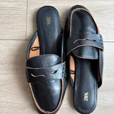 Мюли Zara из натуральной кожи, размер 38 2
