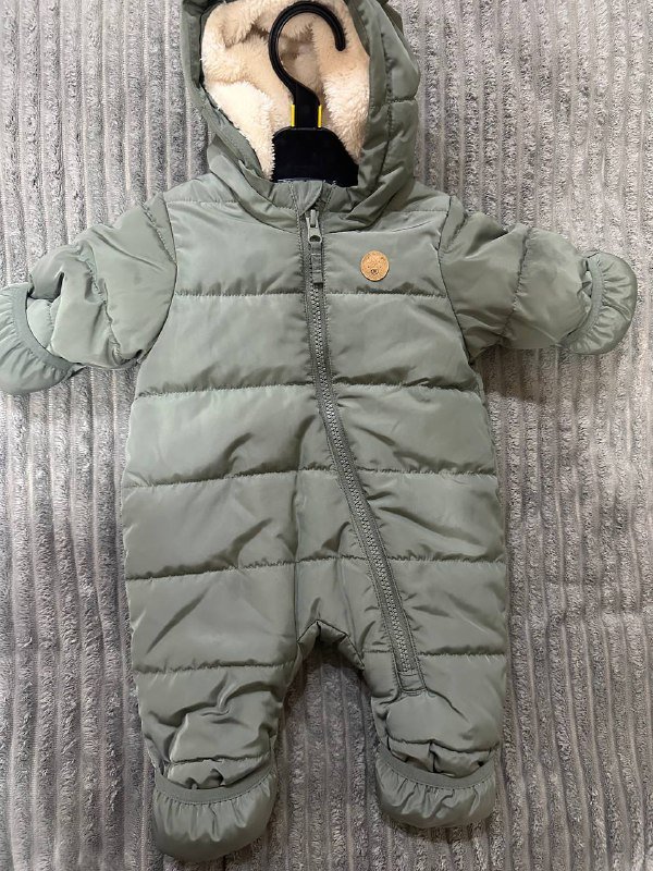 Зимний комбинезон для новорожденных 0-3 месяца 2