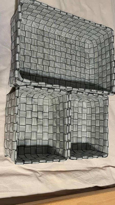 Корзина для белья, коврики для йоги, бумага для принтера, микрофон-петличка, подставки, набор корзинок 8