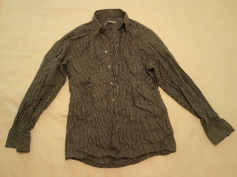 Мужская рубашка Venti в клетку-полоску, размер M