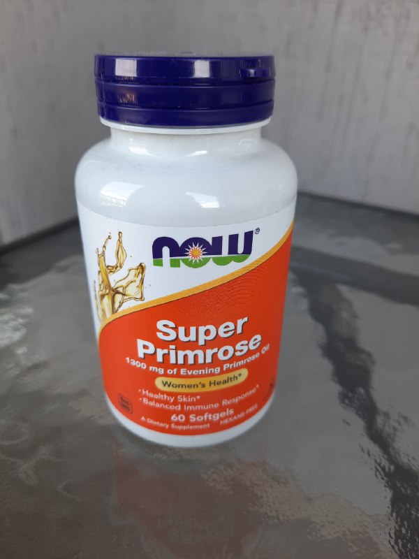 Super Primrose Evening Primrose Oil 1300 mg, 60 softgels