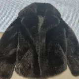Шубы из эко-меха, короткая шуба Zara 3