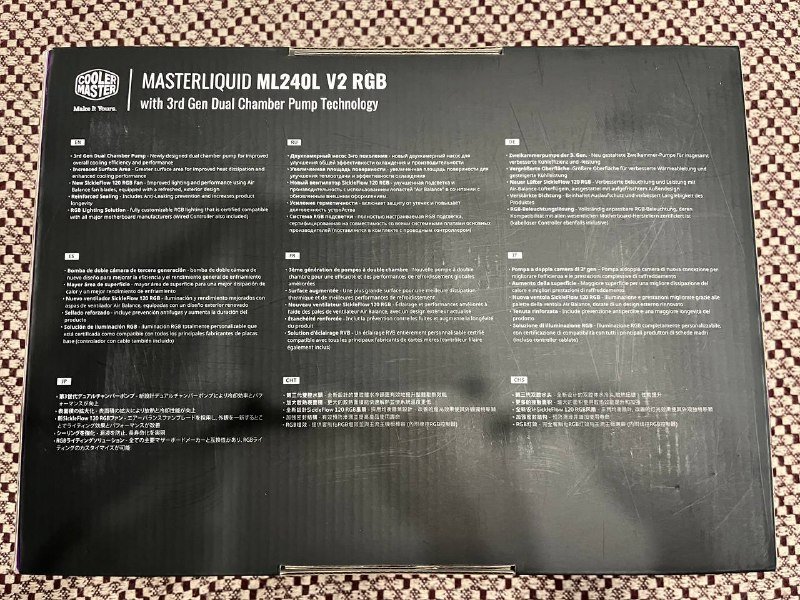 Система водяного охлаждения CoolerMaster MasterLiquid ML240L RGB V2 2
