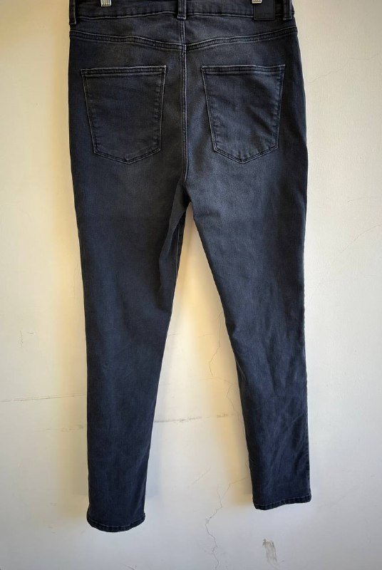 Джинсы серые C&A High Slim размер 40/42 3