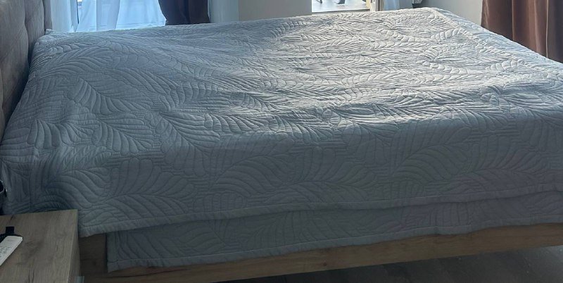 Покрывало-плед 190х210 светло голубого цвета 2 штуки 2