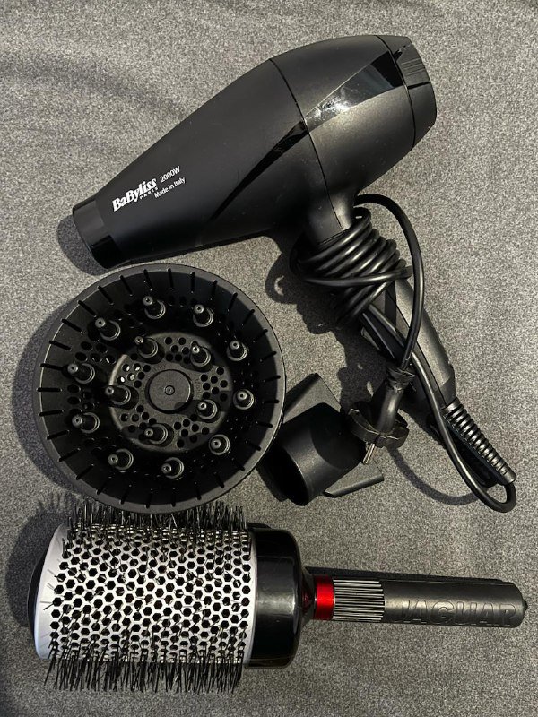 Фен BaByliss Speed Pro 2000Вт с насадками и щеткой-брашинг