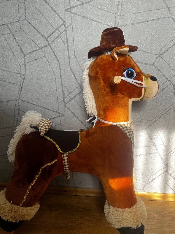 Лошадки-качалки и плюшевые пони игрушки 5