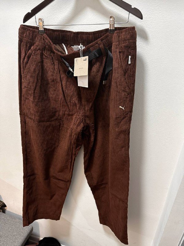 Брюки PUMA Mmq Corduroy Pants Brown размер XL 2