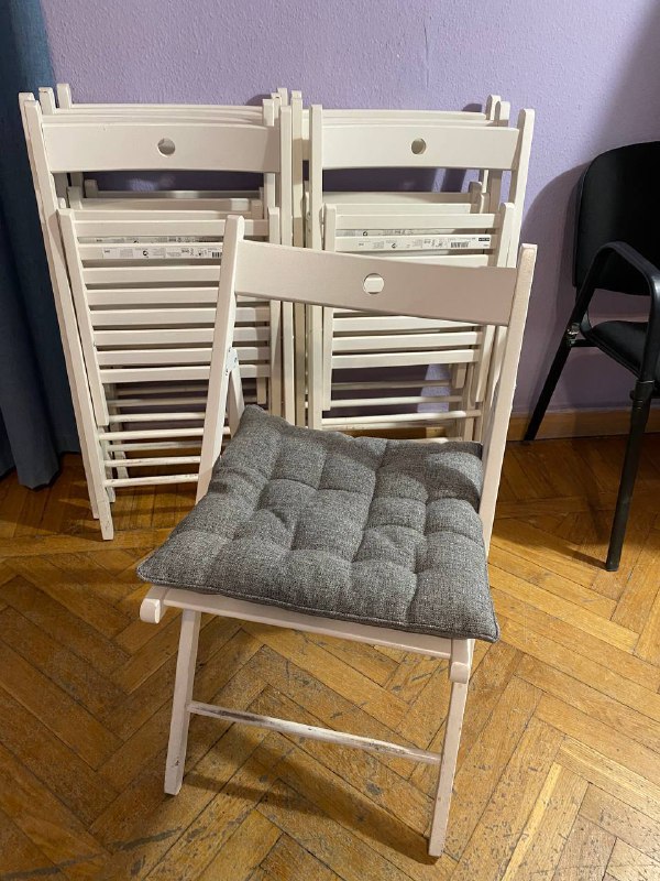 Складные стулья ikea (6 шт)
