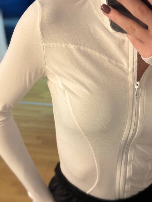 Женский рашгард водолазка ветровка на молнии 4