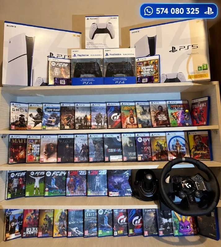 Игровые консоли PlayStation и игры