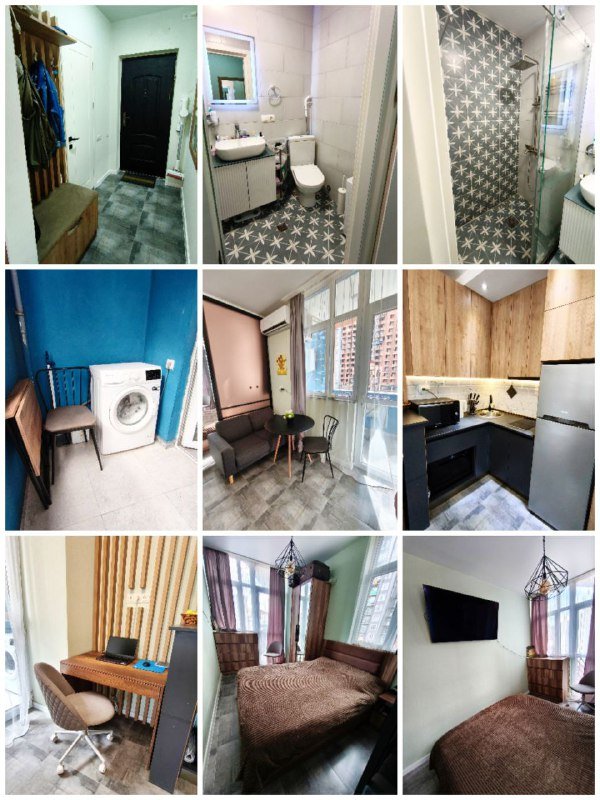 Квартира 1+1 в Батуми, 35 кв.м., с мебелью