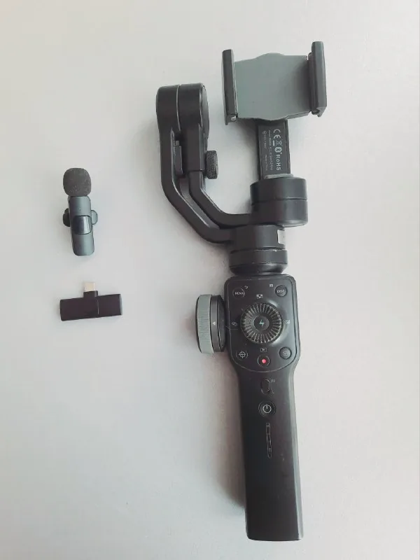Zhiyun Smooth 4 სტაბილიზატორი და K8 მიკროფონი
