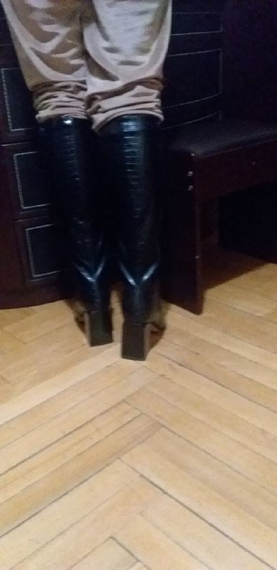 кожаные сапоги 40 размер 3