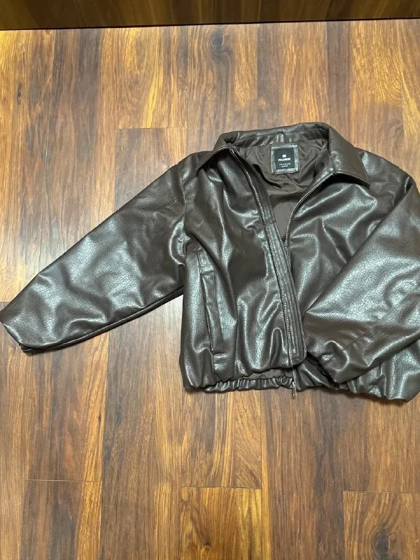 Кожаная куртка Pull & Bear XL 1