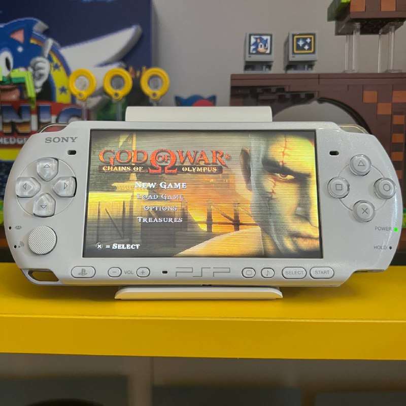 PSP 3000 Pearl White портативная ретро консоль 2