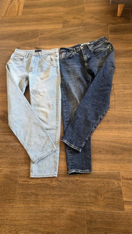 Джинсы светлые bershka, темные Mavi