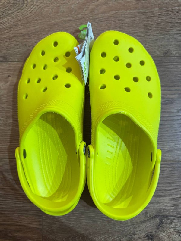 Новые оригинальные кроксы желтые 45-46