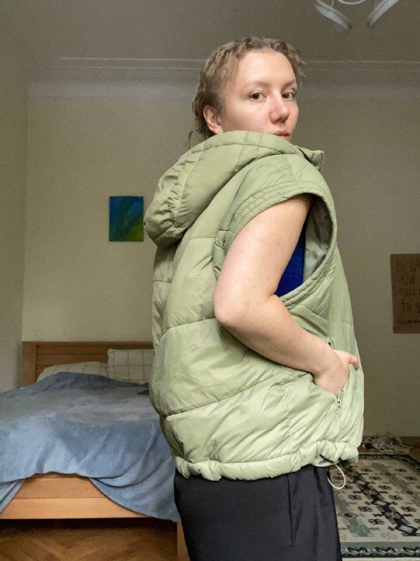 куртка с отстегивающимися рукавами жилетка Zara 2