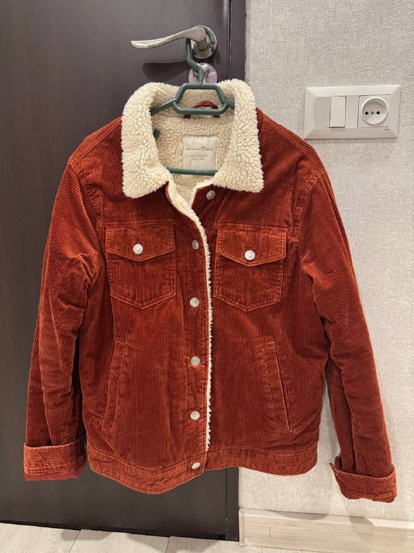 Утепленная велветовая куртка Tom Tailor, размер L