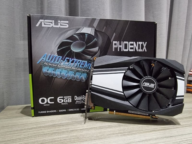 Asus Phoenix GTX 1660, ASUS Prime B460M-K, Kingston SSD 256GB