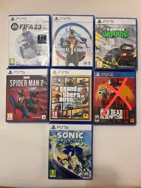 Игры для PS5 на дисках