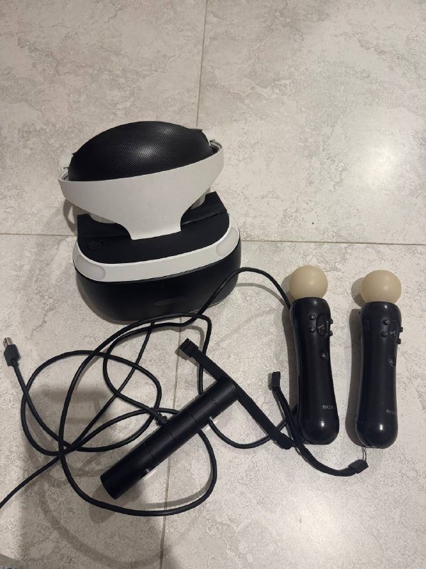 VR-шлем PlayStation VR, камера, Move контроллеры
