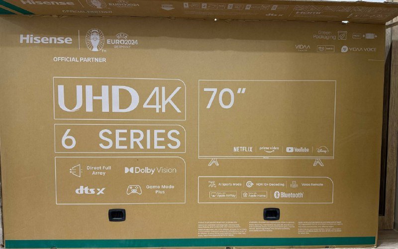 Hisense UHD 4K 70" телевизор