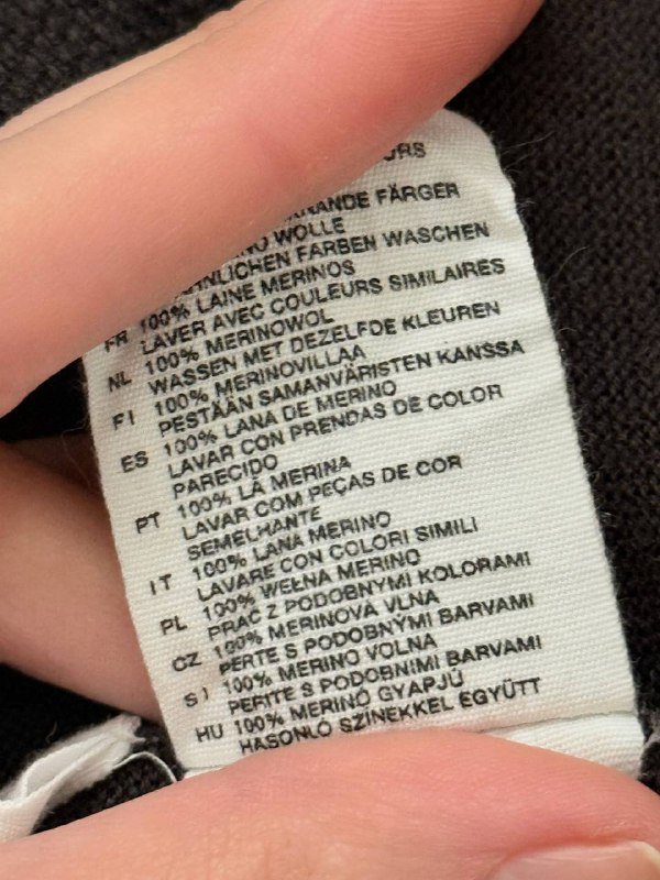 Водолазка H&M из мериносовой шерсти коричневая L 6