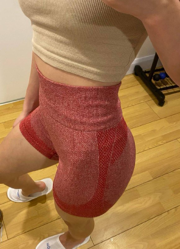 Базовые шорты велосипедки для дома и спорта зеленые 5