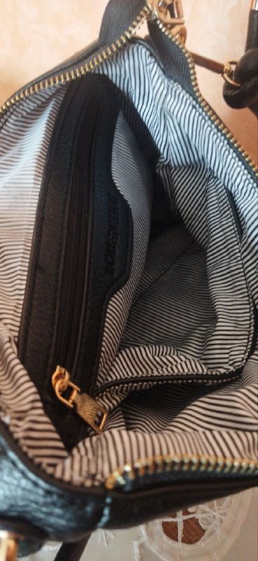 Черная кожаная сумка 5