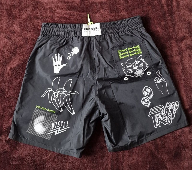 Мужские джинсы Diesel, бейсболка мужская Diesel, пляжные шорты Diesel 5