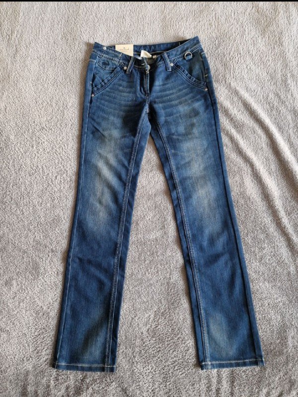 Джинсы Tom Tailor женские темно-синие прямые XXS - XS