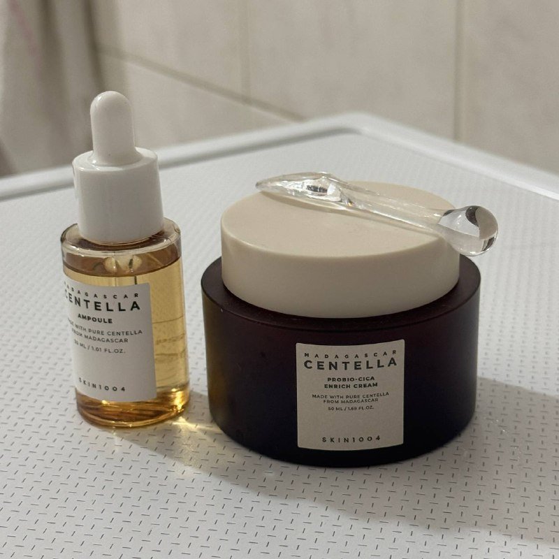 Крем и ампула сыворотка SKIN1004 Madagascar Centella