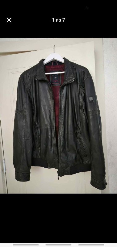 Куртки кожаные и джинсовая куртка мужская L 2