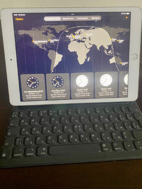 iPad 7 32GB Wi-Fi и клавиатура Apple Smart Keyboard