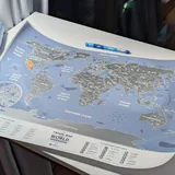 1DEA.me Travel Map Weekend Scratch-Off World Map 2