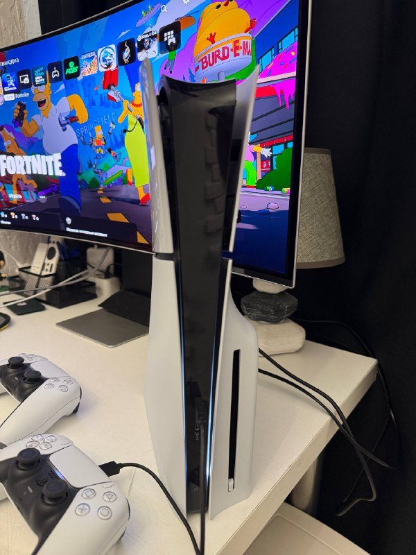PlayStation 5 Slim дисковая версия, геймпад, игры 2