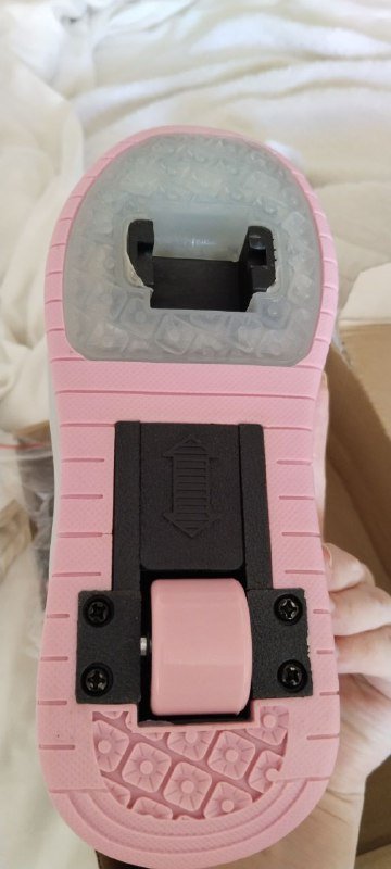 Кроссовки ролики детские размер 33 с подсветкой подошвы 3