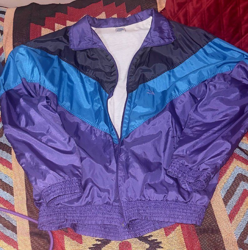 Винтажная спортивная куртка ветровка XXL