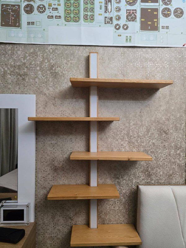 Ночник из натурального дерева сосна, дуб 2