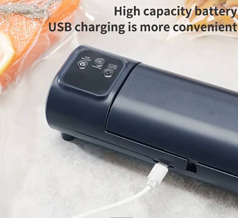 Портативный бытовой вакууматор с USB питанием 2